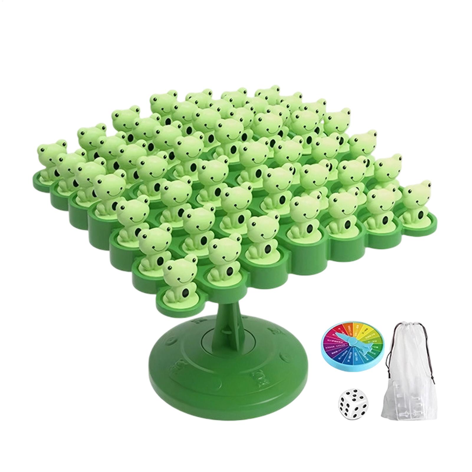 Board Game Fun - Lustiges Frosch-Balancier-Baumspiel für Kinder, Montessori-Mathe-Spielzeug, Balancier-Brettspiel,