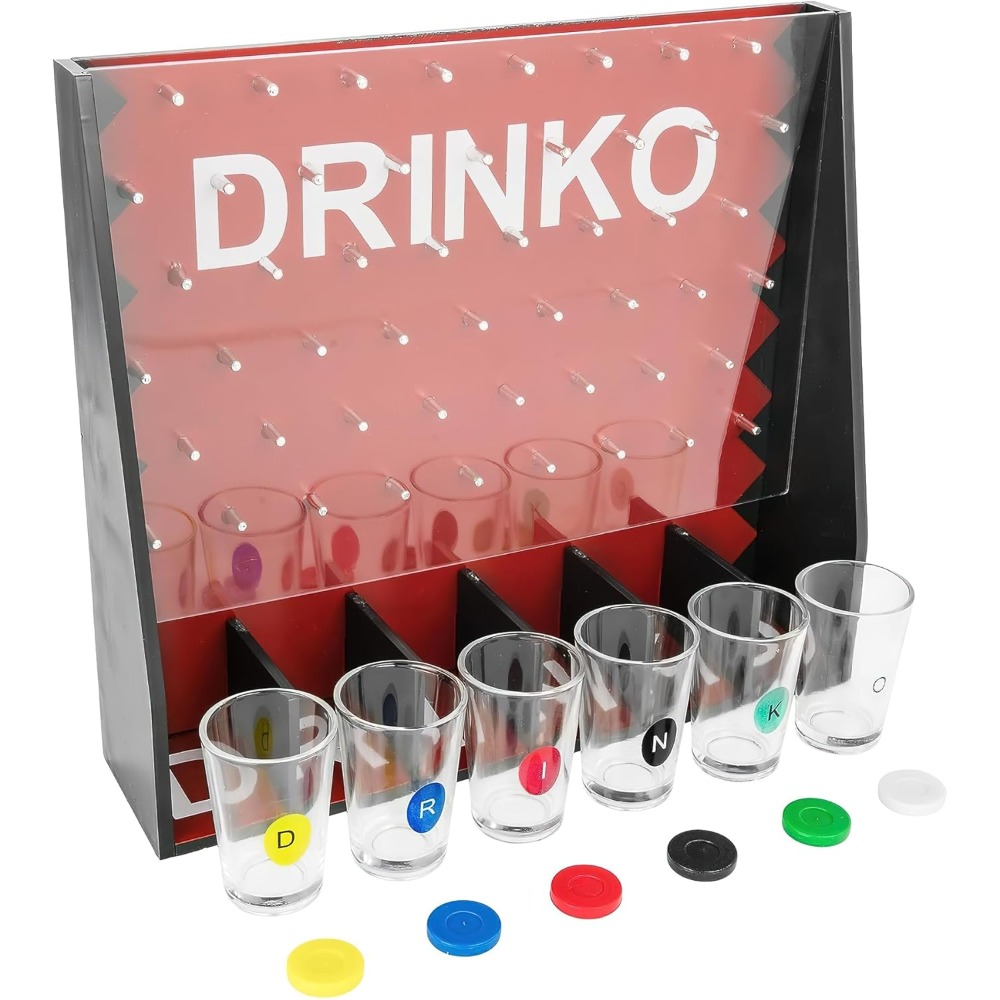 Board Game Unmatched - Drinko-Trinkspiel, Social Shot Glass Party-Spaß für