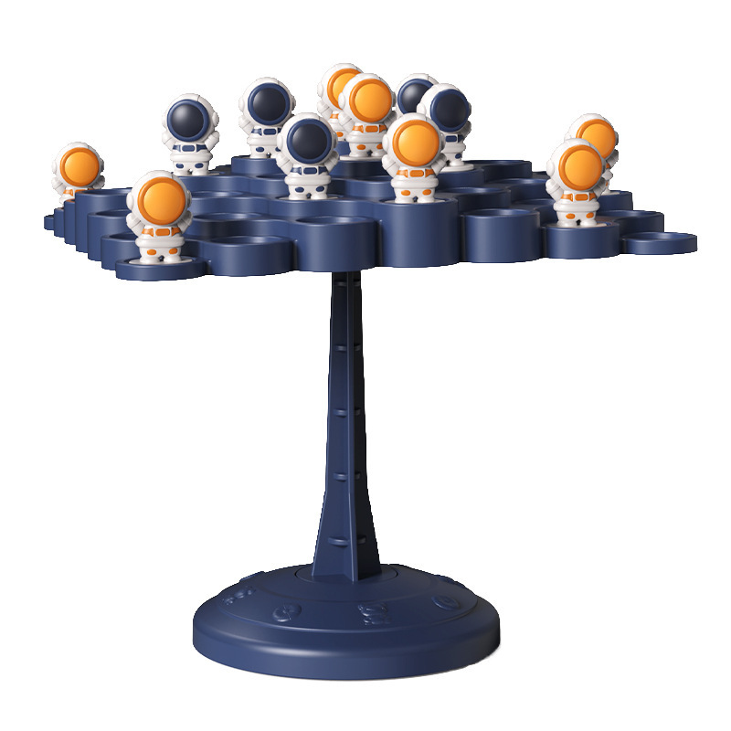 Board Game Fun - Astronauten Frosch-Balance-Baum Interaktives Eltern-Kind-Brettspiel Bausteine Spielzeug