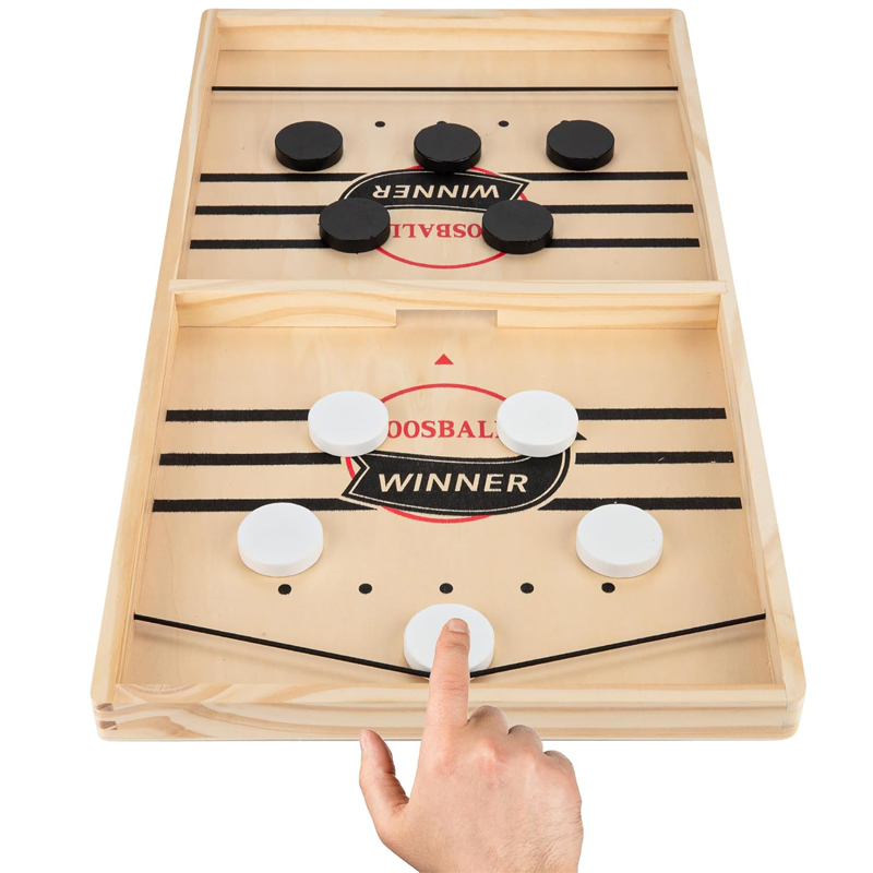 Board Game Electronic Table - Schnelles Sling-Puck-Tischfußballspiel für zwei Spieler, Brettspiel