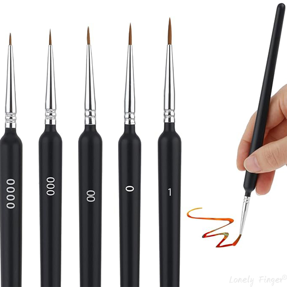 Miniature Painting Set - 5/11-teiliges Pinselset, Künstlerpinsel für feine Details,