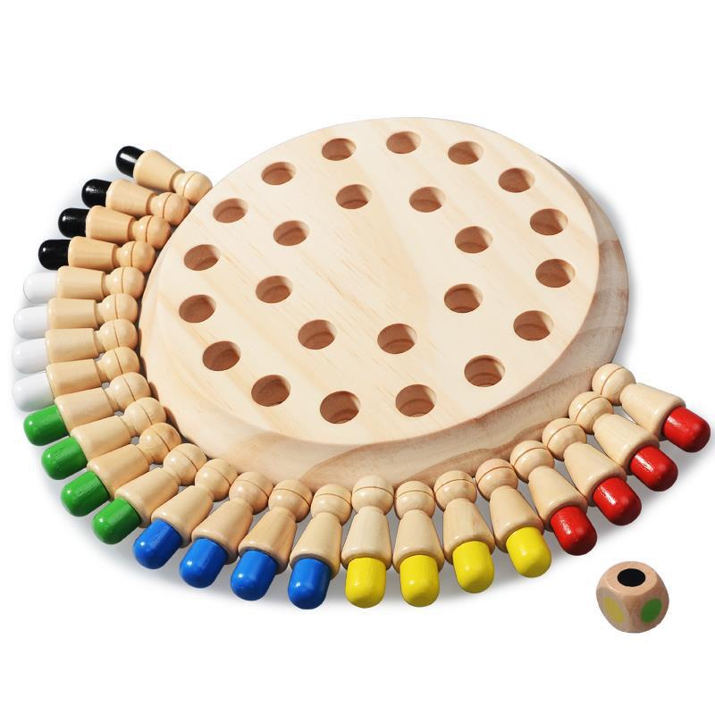 Board Game Life - Holz Puzzle Spielzeug Montessori Pädagogisches Lernen