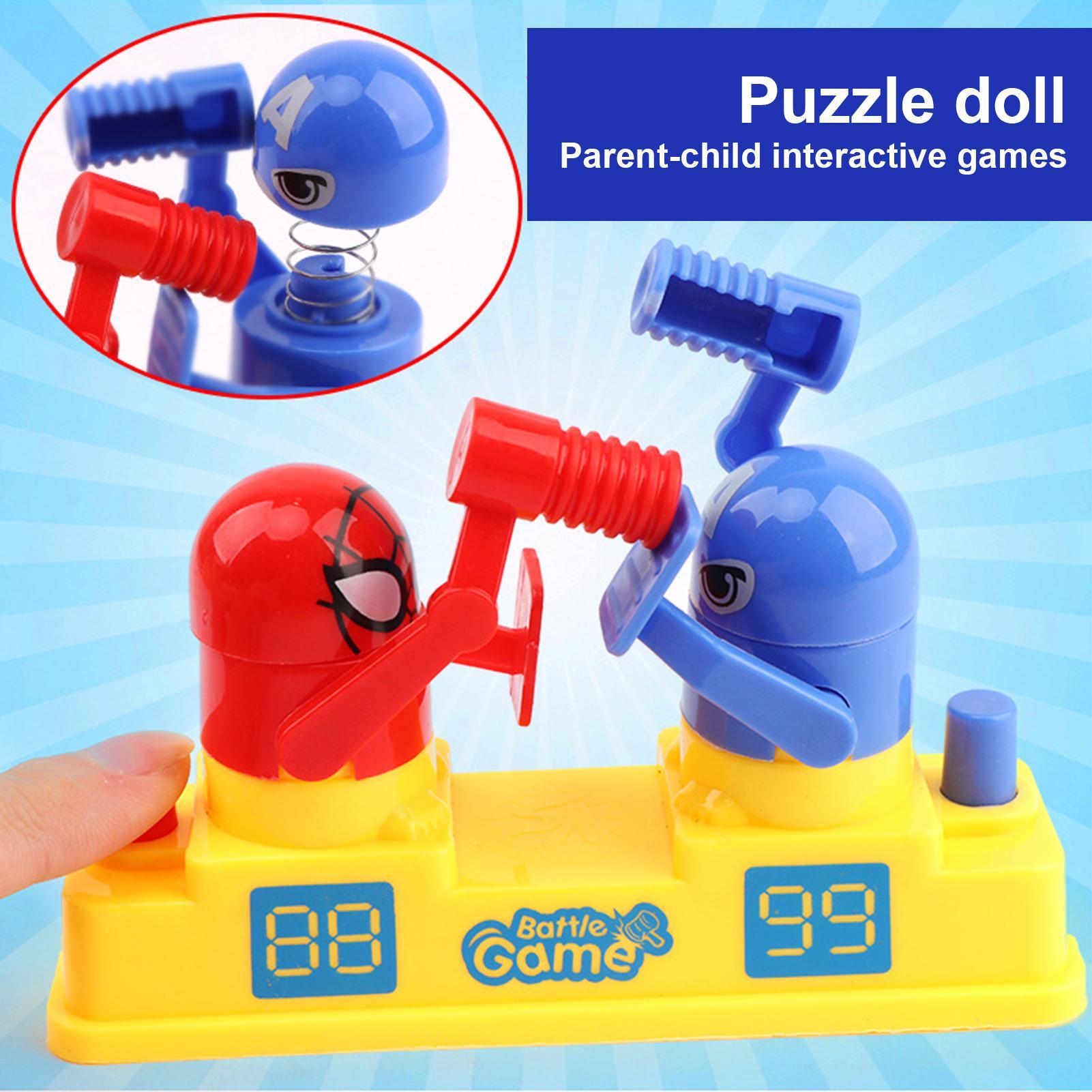 Board Game Land - Tisch-Boxspiel Mini-Roboter Kampfspielzeug Kampfroboter Alte Spiele
