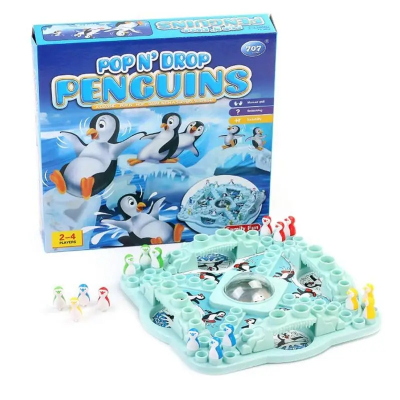 Board Game Land - Multiplayer Pinguin Fliegendes Schach Party Brettspiele