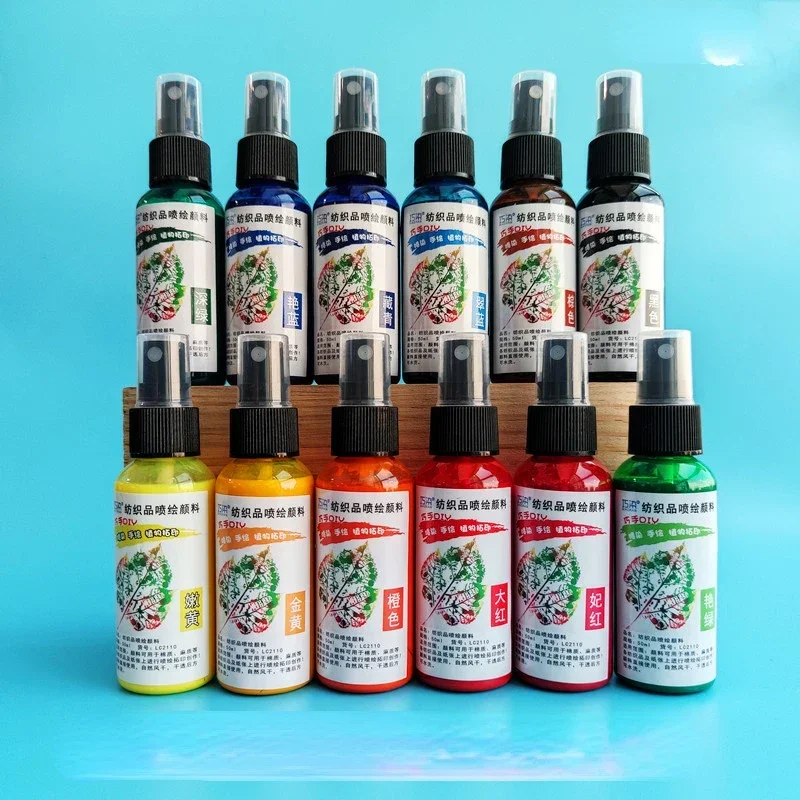 Miniature Painting Set - Neue 50 ml/flasche 12 farben Textil