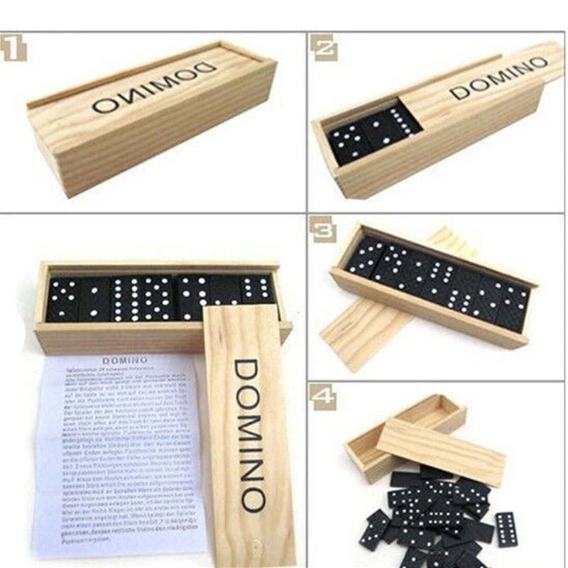 28-teiliges Set Holz-Domino Br – Board Game Land Bewertung und Preis
