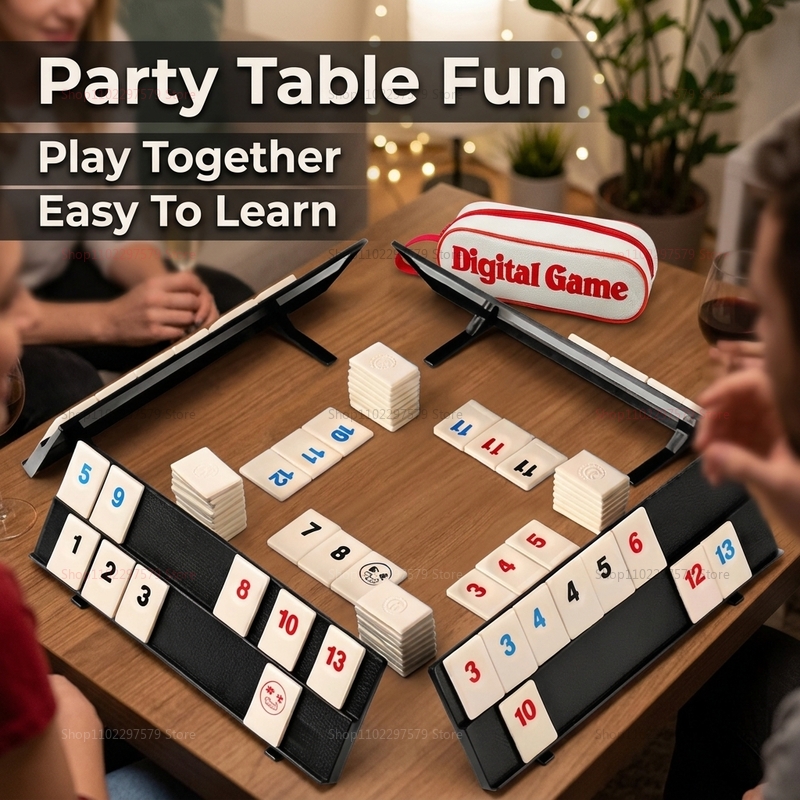 2026 Neues Rummy Cube Spielset – Board Game Sequence Bewertung und Preis