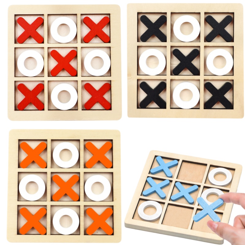 Hölzernes Tic-Tac-Toe-Brettspi – Board Game Fun Bewertung und Preis