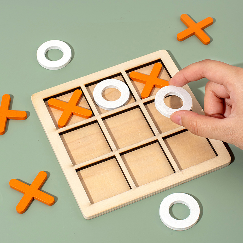 Hölzernes Tic-Tac-Toe-Brettspi – Board Game Fun Bewertung und Preis