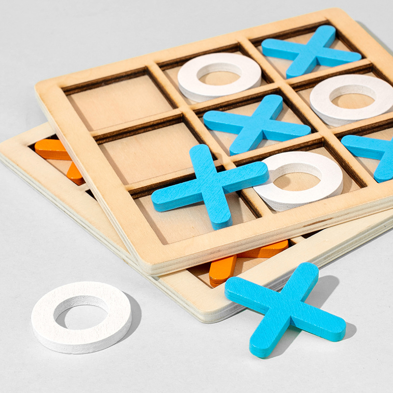 Hölzernes Tic-Tac-Toe-Brettspi – Board Game Fun Bewertung und Preis