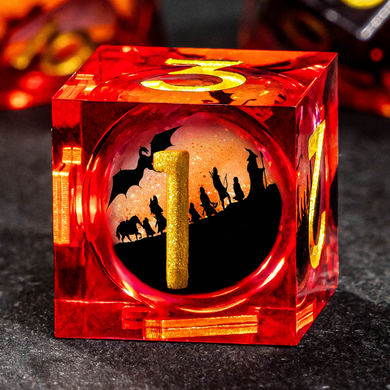 Flüssigkern-Würfelset für D&D  – Board Game Dungeons And Dragons Bewertung und Preis