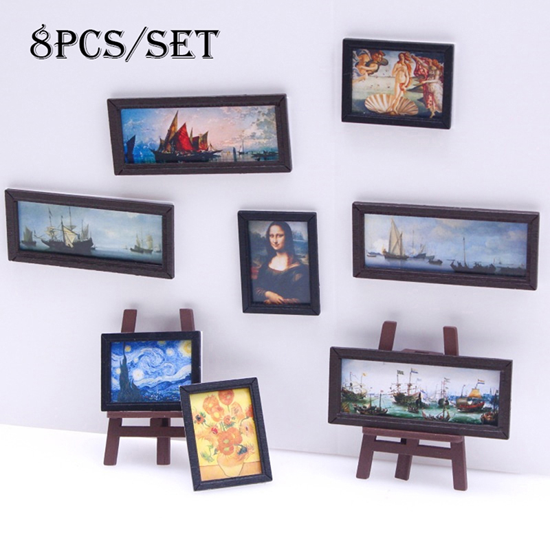 8 Teile/satz 1:12 Puppenhaus M – Miniature Painting Set Bewertung und Preis
