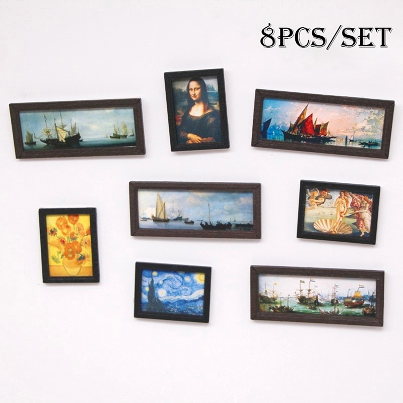 8 Teile/satz 1:12 Puppenhaus M – Miniature Painting Set Bewertung und Preis
