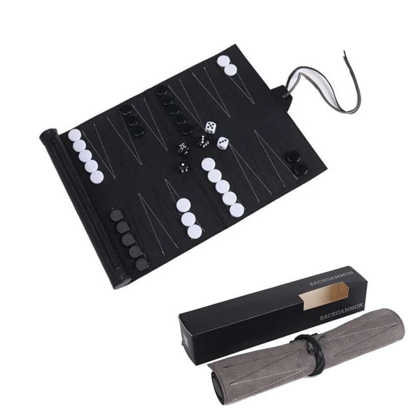 Roll-Up Backgammon-Sets, tragb – Board Game Vantage Bewertung und Preis