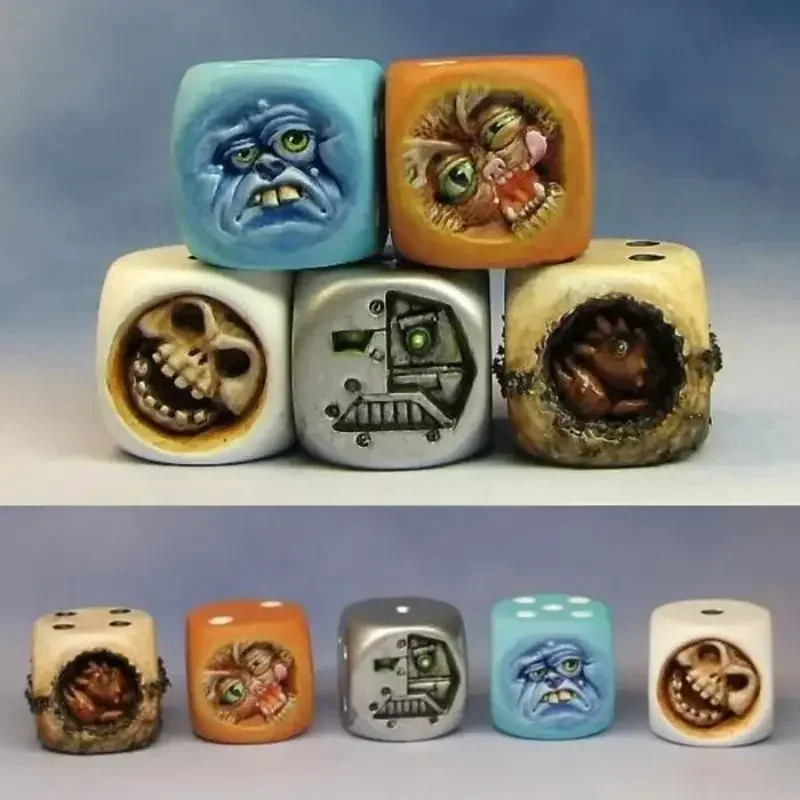 Harz Monster Gesicht Würfel Se – Board Game Dungeons And Dragons Bewertung und Preis