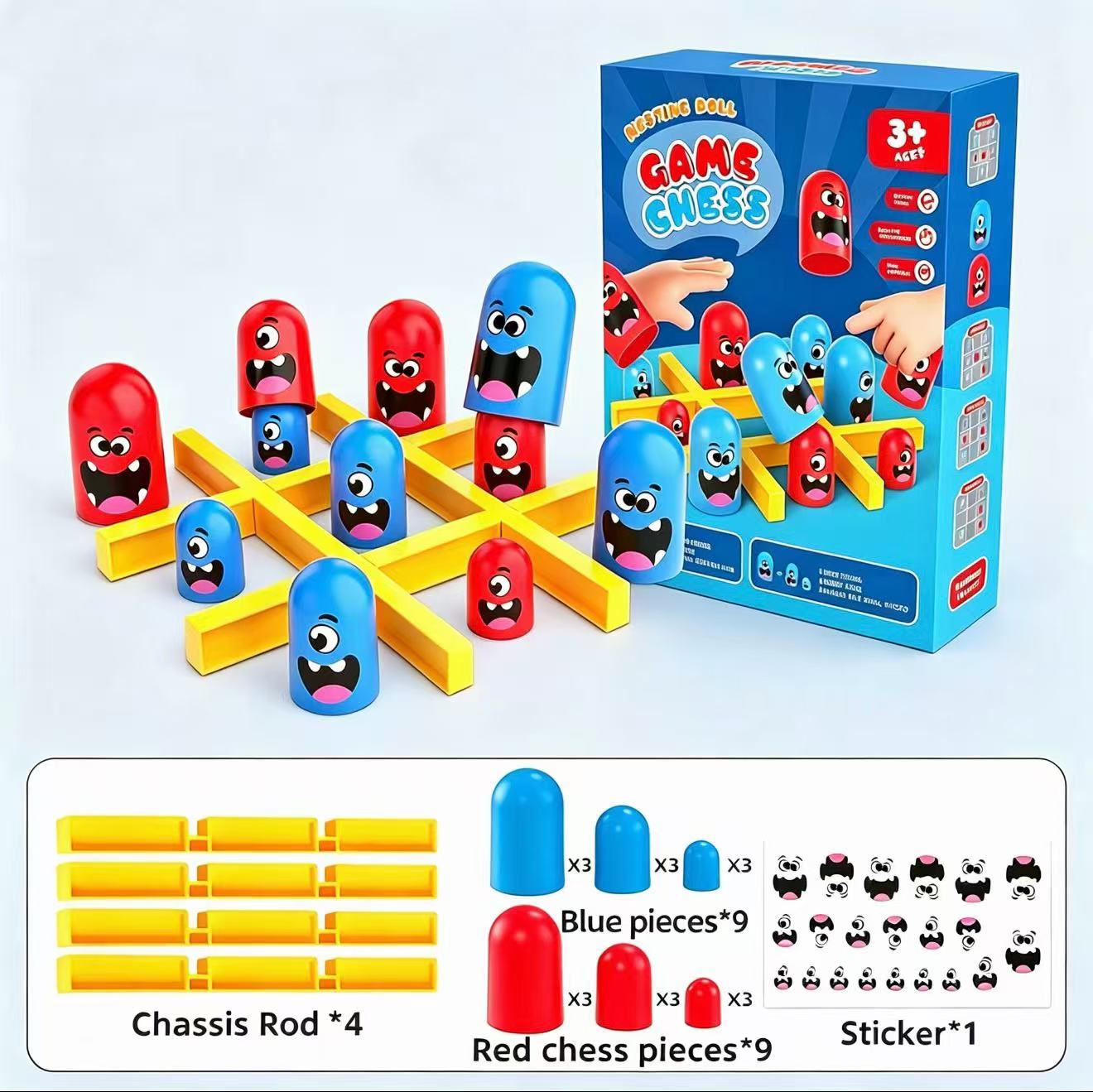Tic-Tac-Toe Eat-and-Be-Sized S – Board Game Electronic Table Bewertung und Preis