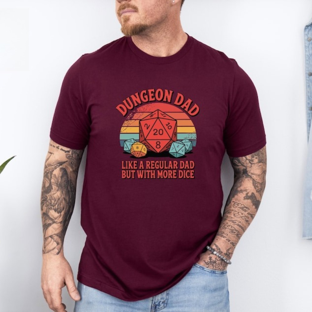 Dungeon Dad Shirt Lustiges Dun – Board Game Dungeons And Dragons Bewertung und Preis